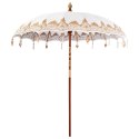VidaXL Baliński Parasol Kremowy 215 x 215 x 260 cm