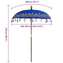 VidaXL Baliński Parasol Niebieski 185 x 185 x 260 cm