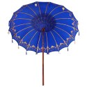 VidaXL Baliński Parasol Niebieski 215 x 215 x 260 cm