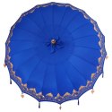 VidaXL Baliński Parasol Niebieski 215 x 215 x 260 cm