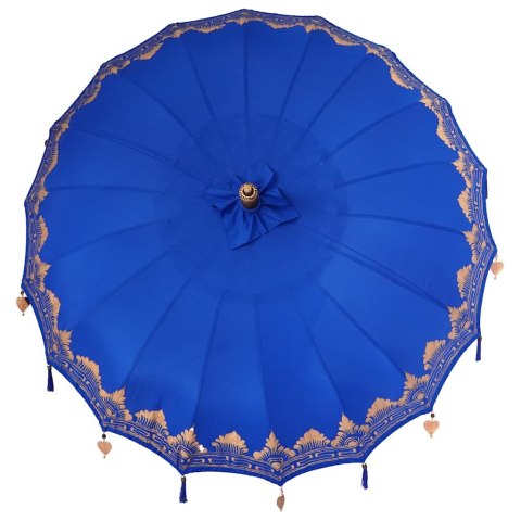 VidaXL Baliński Parasol Niebieski 215 x 215 x 260 cm