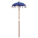 VidaXL Baliński Parasol Niebieski 95 x 95 x 260 cm