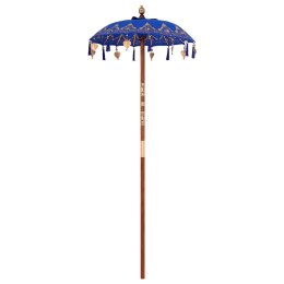 VidaXL Baliński Parasol Niebieski 95 x 95 x 260 cm