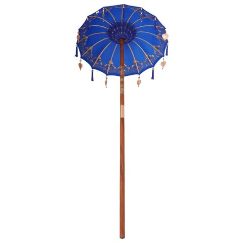 VidaXL Baliński Parasol Niebieski 95 x 95 x 260 cm