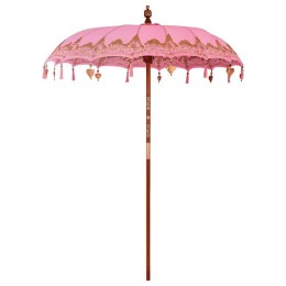 VidaXL Baliński Parasol Różowy 185 x 185 x 260 cm