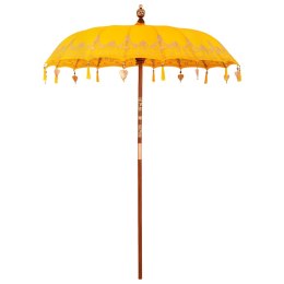 VidaXL Baliński Parasol Żółty 185 x 185 x 260 cm
