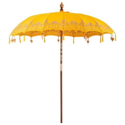 VidaXL Baliński Parasol Żółty 215 x 215 x 260 cm