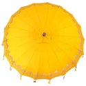 VidaXL Baliński Parasol Żółty 215 x 215 x 260 cm