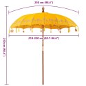 VidaXL Baliński Parasol Żółty 215 x 215 x 260 cm
