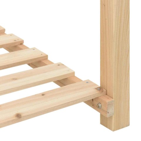 DONICZKA OGRODOWA BEŻOWY 111X37X76,5CM DREWNO ŚWIERKOWE