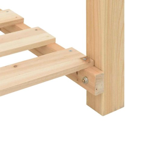 DONICZKA OGRODOWA BEŻOWY 115X59X76,5CM DREWNO ŚWIERKOWE