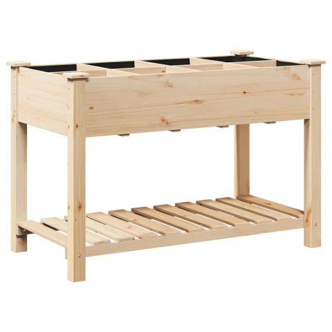 DONICZKA OGRODOWA BEŻOWY 115X59X76,5CM DREWNO ŚWIERKOWE