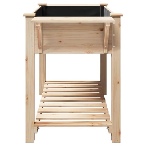 DONICZKA OGRODOWA BEŻOWY 155X59X76,5CM DREWNO ŚWIERKOWE