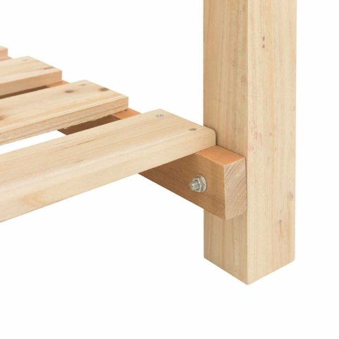 DONICZKA OGRODOWA BEŻOWY 161X43X76,5CM DREWNO ŚWIERKOWE