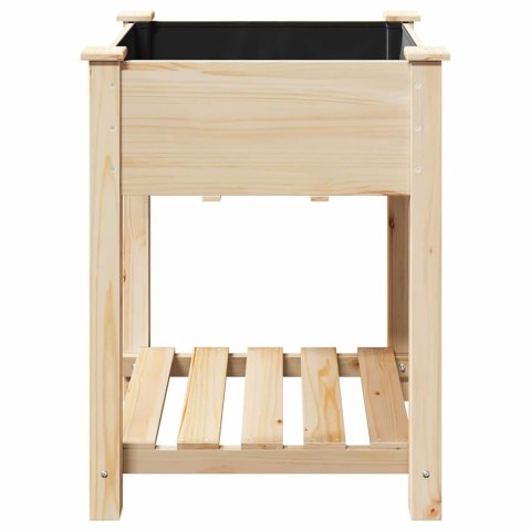 DONICZKA OGRODOWA BEŻOWY 60,5X60X76,5CM DREWNO ŚWIERKOWE