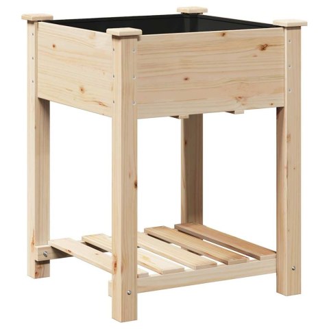 DONICZKA OGRODOWA BEŻOWY 60,5X60X76,5CM DREWNO ŚWIERKOWE