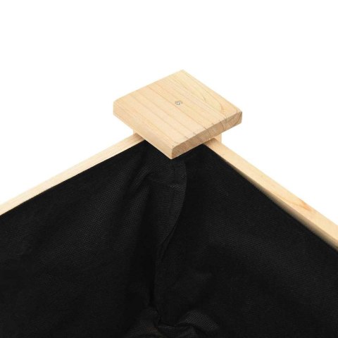 DONICZKA OGRODOWA BEŻOWY 60,5X60X76,5CM DREWNO ŚWIERKOWE