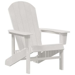 VidaXL Krzesło Adirondack Biały 74 x 82 x 92cm HDPE