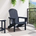 VidaXL Krzesło Adirondack Granatowy 74 x 82 x 92cm HDPE