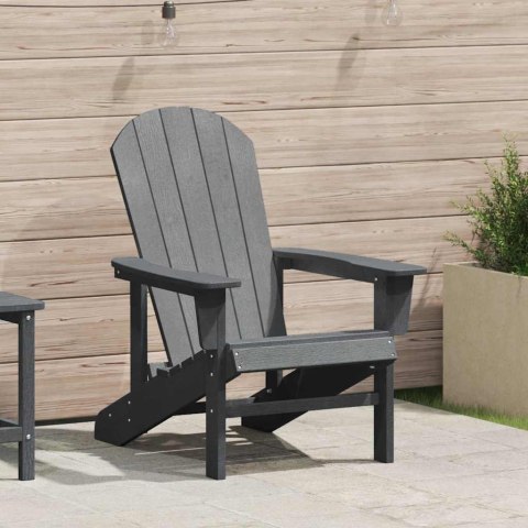 VidaXL Krzesło Adirondack Jasnoszary 74 x 82 x 92cm HDPE