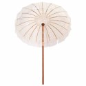 VidaXL Parasol Makramowy Kremowy 190 x 190 x 260 cm