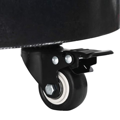 VidaXL Podstawa do parasola Czarny 45 x 45 x 45 cm Granit