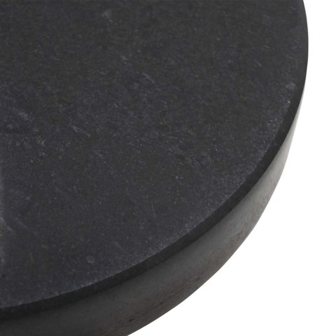 VidaXL Podstawa do parasola Czarny 45 x 45 x 45 cm Granit