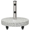 VidaXL Podstawa do parasola Szary 45 x 45 x 45 cm Granit