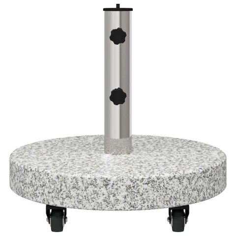 VidaXL Podstawa do parasola Szary 45 x 45 x 45 cm Granit
