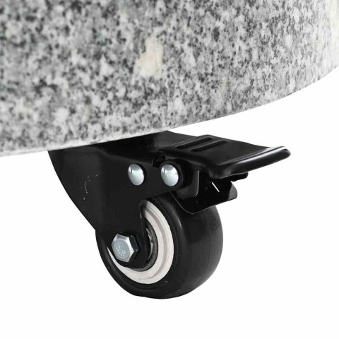 VidaXL Podstawa do parasola Szary 45 x 45 x 45 cm Granit