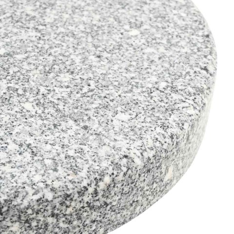 VidaXL Podstawa do parasola Szary 45 x 45 x 45 cm Granit
