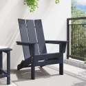 VidaXL Składany fotel Adirondack Granatowy 74.5 x 80.5 x 90cm HDPE