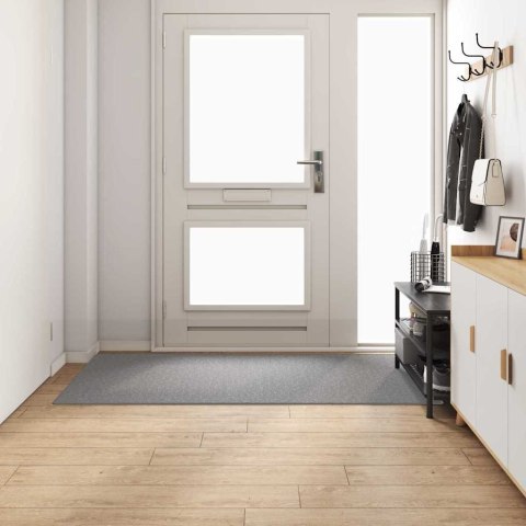 VidaXL Bieżnik dywanowy Jasnoszary 100 x 200 cm 100% polipropylen