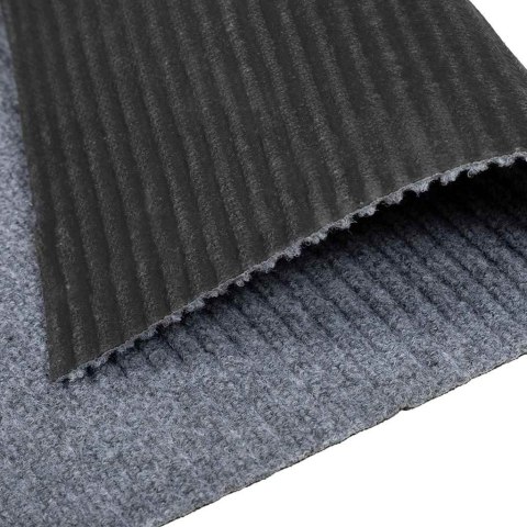 BIEŻNIK DYWANOWY JASNOSZARY 80X300CM TKANINA