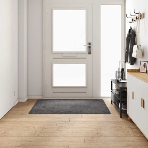 VidaXL Bieżnik dywanowy Szary 100 x 150 cm 100% Poliester Tuft