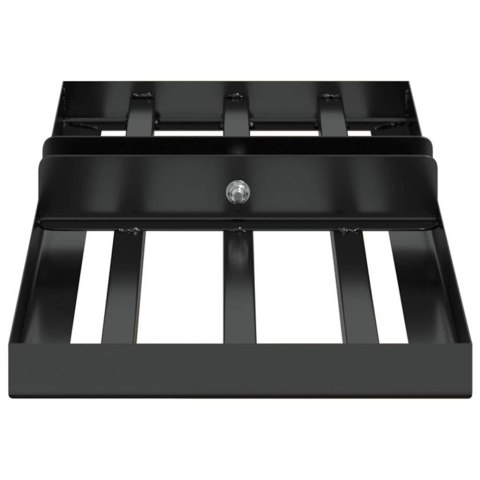 VidaXL Głowica zapasowa do poziomicy ogrodowej Stal malowana proszkowo