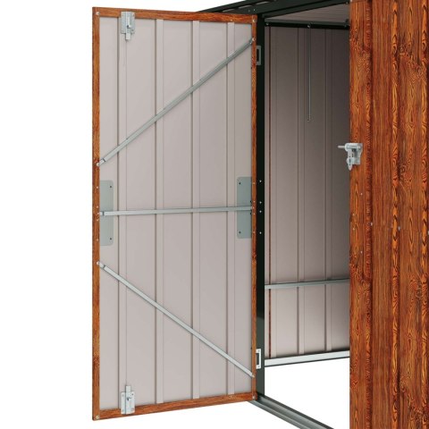 VidaXL Skrzynia do przechowywania w ogrodzie Brązowy 214 x 82 x 132 cm