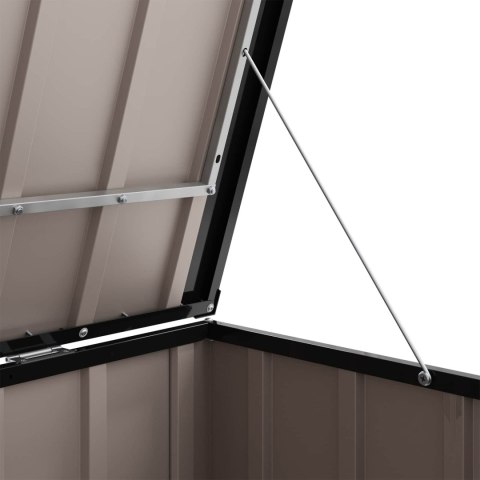VidaXL Skrzynia do przechowywania w ogrodzie Brązowy 214 x 82 x 132 cm