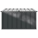 VidaXL Skrzynia do przechowywania w ogrodzie Czarny 101 x 82 x 50 cm
