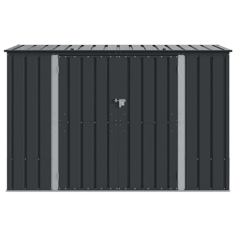 VidaXL Skrzynia do przechowywania w ogrodzie Czarny 214 x 82 x 132 cm