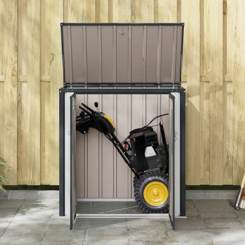 VidaXL Skrzynia do przechowywania w ogrodzie Czarny