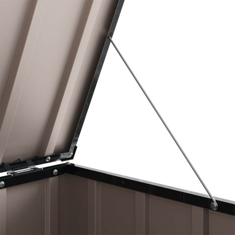 VidaXL Skrzynia do przechowywania w ogrodzie Czarny