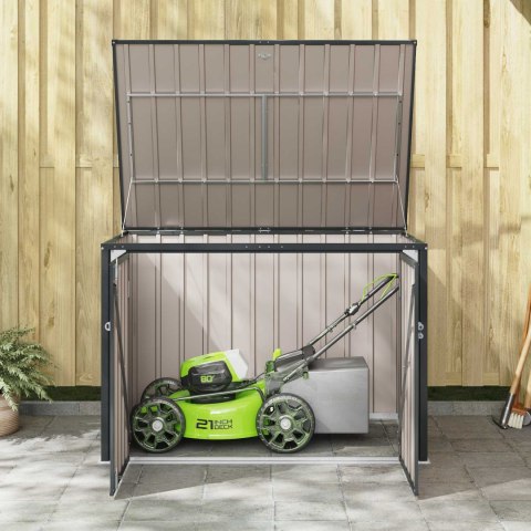 VidaXL Skrzynia do przechowywania w ogrodzie Czarny