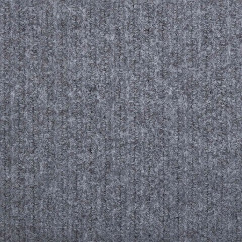 VidaXL Bieżnik dywanowy Jasnoszary 80 x 400 cm tkanina