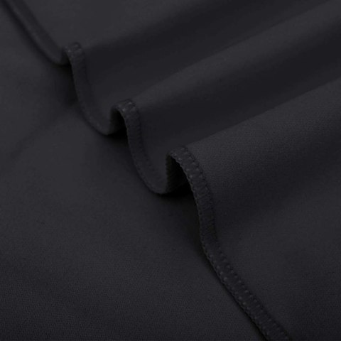 VidaXL Ręczniki Sportowe 2 pcs Czarny 180 x 90 cm Poliester i poliamid