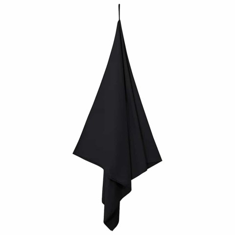 RĘCZNIKI SPORTOWE 2 SZT CZARNY 200X100CM