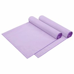 VidaXL Ręczniki na leżak 2 pcs Fioletowy 210 x 75 cm