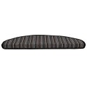 VidaXL Samoprzylepne maty na schody 15 pcs Antracyt 65 x 21 x 4 cm