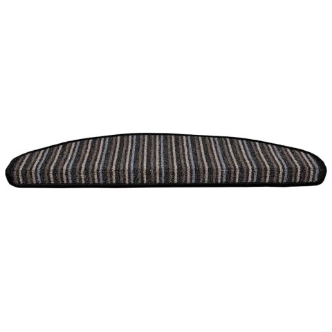 VidaXL Samoprzylepne maty na schody 15 pcs Antracyt 65 x 21 x 4 cm