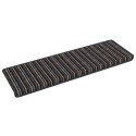 VidaXL Samoprzylepne maty na schody 15 pcs Antracyt 65 x 21 x 4 cm